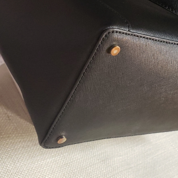 Kate Spade Black leather handbag/tote - Picture 9 of 15